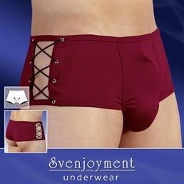 Heren-Pants Bordo met Push Up effect Small