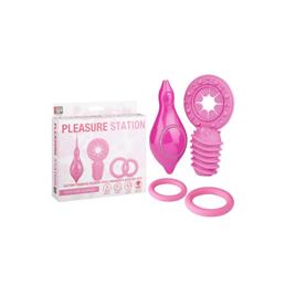 Plezier station set Roze