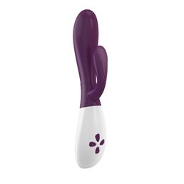 Ovo K2 Rabbit Vibrator Blackberry/White