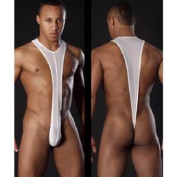 Mankini T-style White Medium