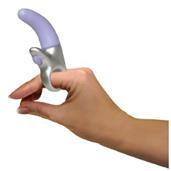 Paarse mini vinger vibrator 