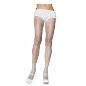 Nylon Visnet Panty - Wit S/L