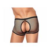 Double Pleasure Visnet Short - Zwart S/M