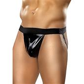 Wetlook Jock - Zwart S/M