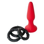 PASH Buttplug met Penisringen