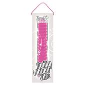 Funky Geribbelde Vibrator - Roze