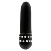 Diamond Mini Vibrator - Zwart