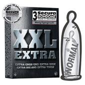 Secura XXL Extra Condooms - 3 Stuks