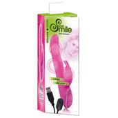 Smile Vibrator met USB Lader - Roze